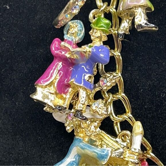 Kirks Folly A Christmas Carol Charm Bracelet Charles Dickens Classic - Picture 8 of 16